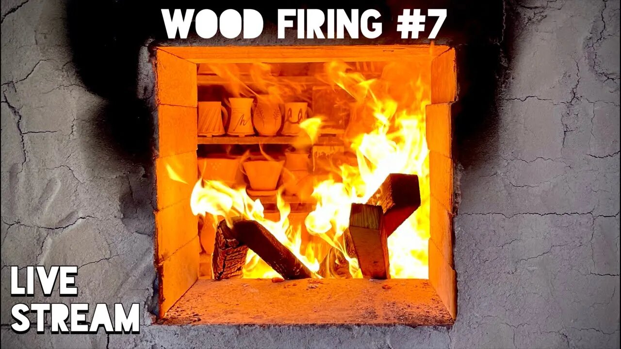 Wood Firing #7 - Live Stream (1500+ degrees)