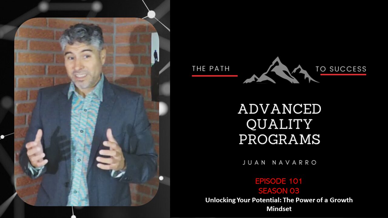 EP101 S03 Unlocking Your Potential: The Power of a Growth Mindset