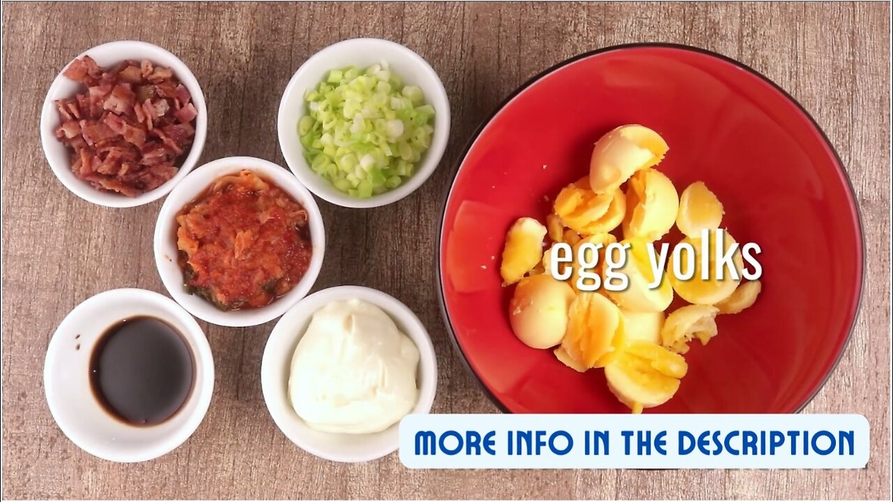 Keto Recipes Made Easy: Keto Bacon & Kimchi Deviled Eggs