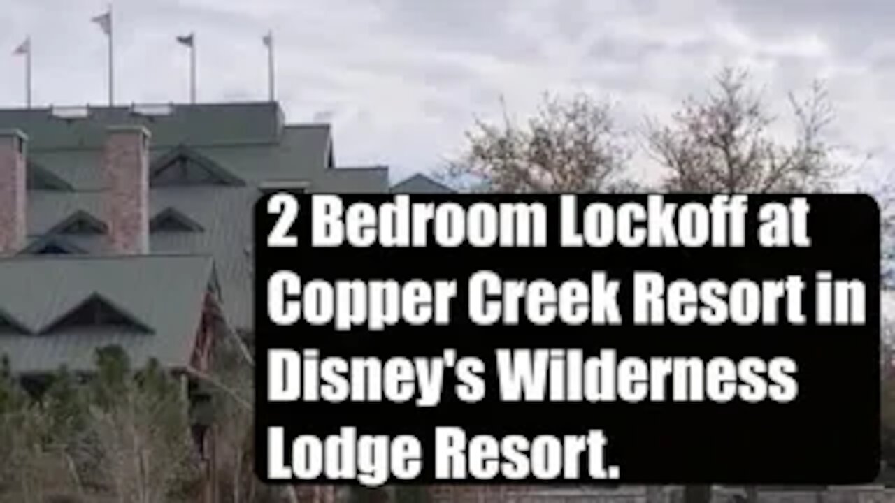 Copper Creek 2 bedroom lock off.