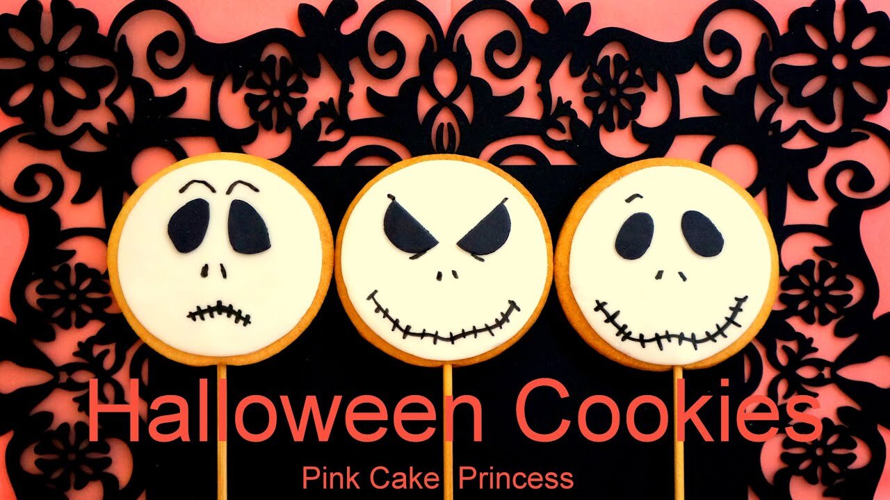 Copycat Recipes Halloween Cookies _ Cupcakes Treats - How to Decorate Jack Skellington Treats