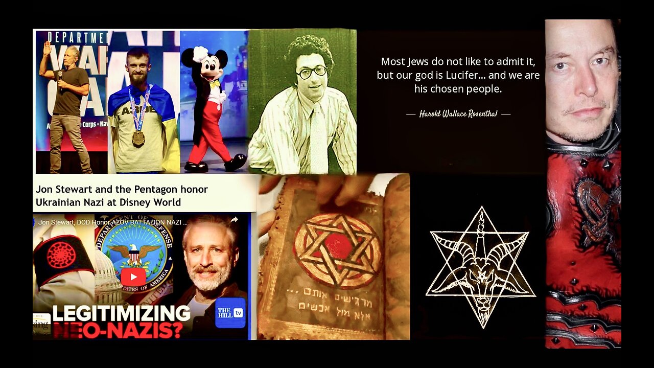 Jon Stewart ADL Jonathan Greenblatt Pentagon Disney Legitimize Neo Nazis Elon Musk Satanic Temple