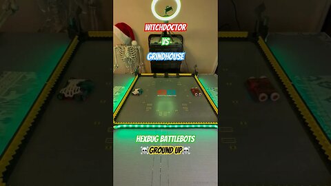 WitchDoctor vs Grindhouse ☠️Ground Up☠️ #hexbugbattlebots #hexbugvideos #battlebots #channel