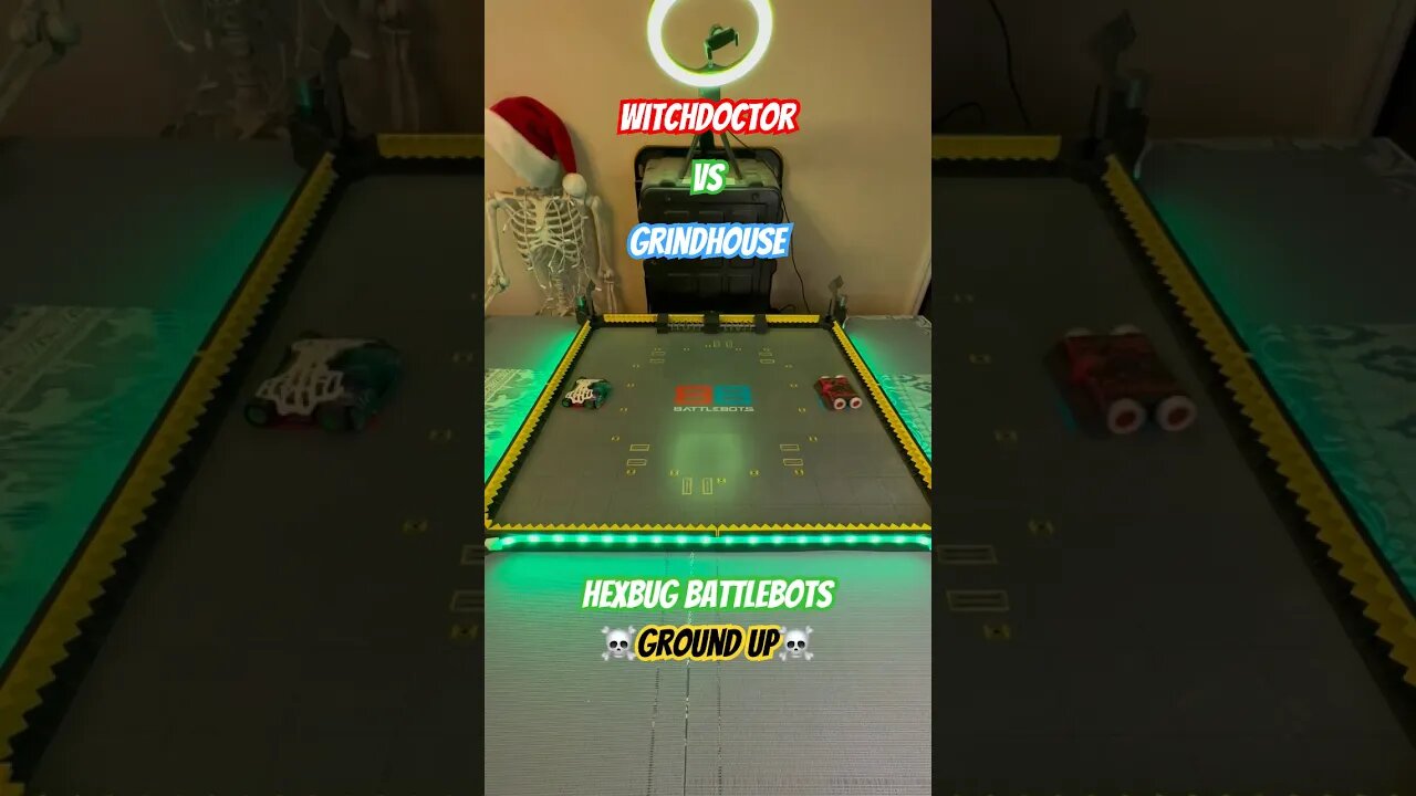 WitchDoctor vs Grindhouse ☠️Ground Up☠️ #hexbugbattlebots #hexbugvideos #battlebots #channel