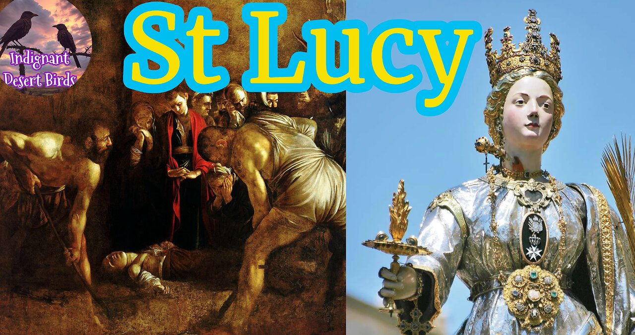 St. Lucy super strength in Christ