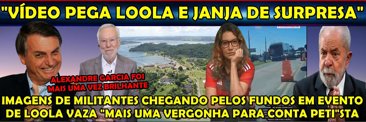 URGENTE IMAGENS DE MILITANTES DE LOOLA CHEGANDO PELOS FUNDOS EM EVENTO VAZA PETISTA FICOU SEM REAÇÃO