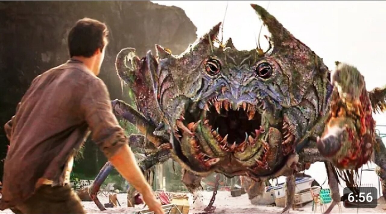 Surviver VS The Gaint Hellcrab movie clip #