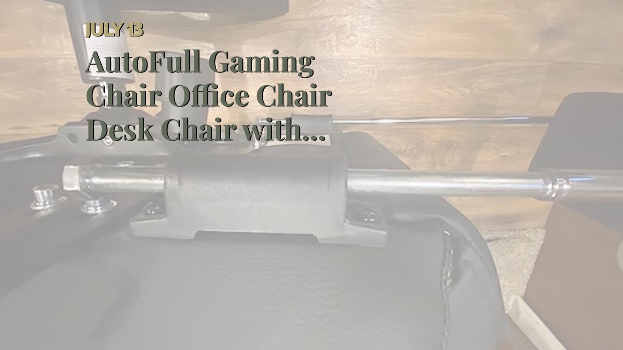 AutoFull Gaming Chair Office Chair Desk Chair with Ergonomic Lumbar Support, Racing Style PU Le...