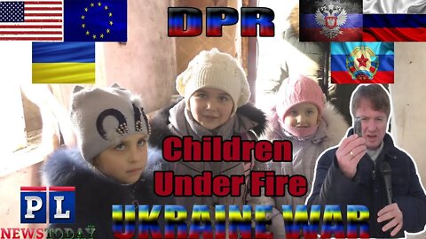 Children Under Fire In Ukraine War "Terrorist" Attack