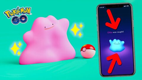 PEGUE SEU DITTO SHINY AGORA no Pokémon GO! Evento de TCG BOMBANDO de Ditto