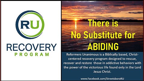 There is No Substitute for Abiding