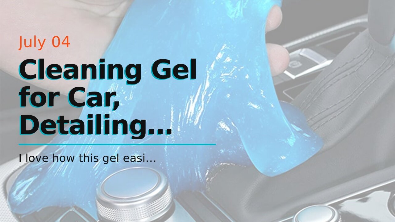 Cleaning Gel for Car, Detailing Tools Car Cleaning Kit, Automotive Dust Air Vent Interior Detai...