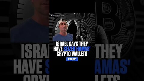 Israel says they have seized Hamas crypto wallets on Binance #bitcoin #btc #binance #bitcointrading
