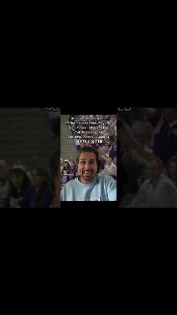 Greatest Playoff Performances (Non-NBA Finals Edition) Modern Era #shorts