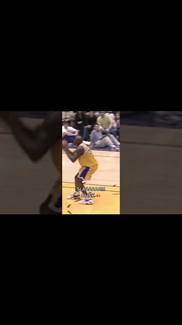 SHAQ's POWERFUL SLAAAAM DUNK