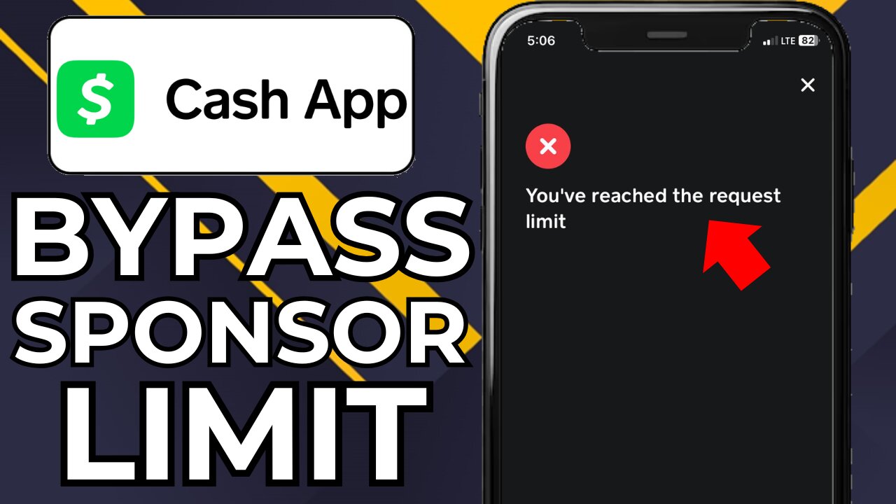 HOW TO FIX SPONSOR REQUEST LIMIT REACHED ON CASH APP