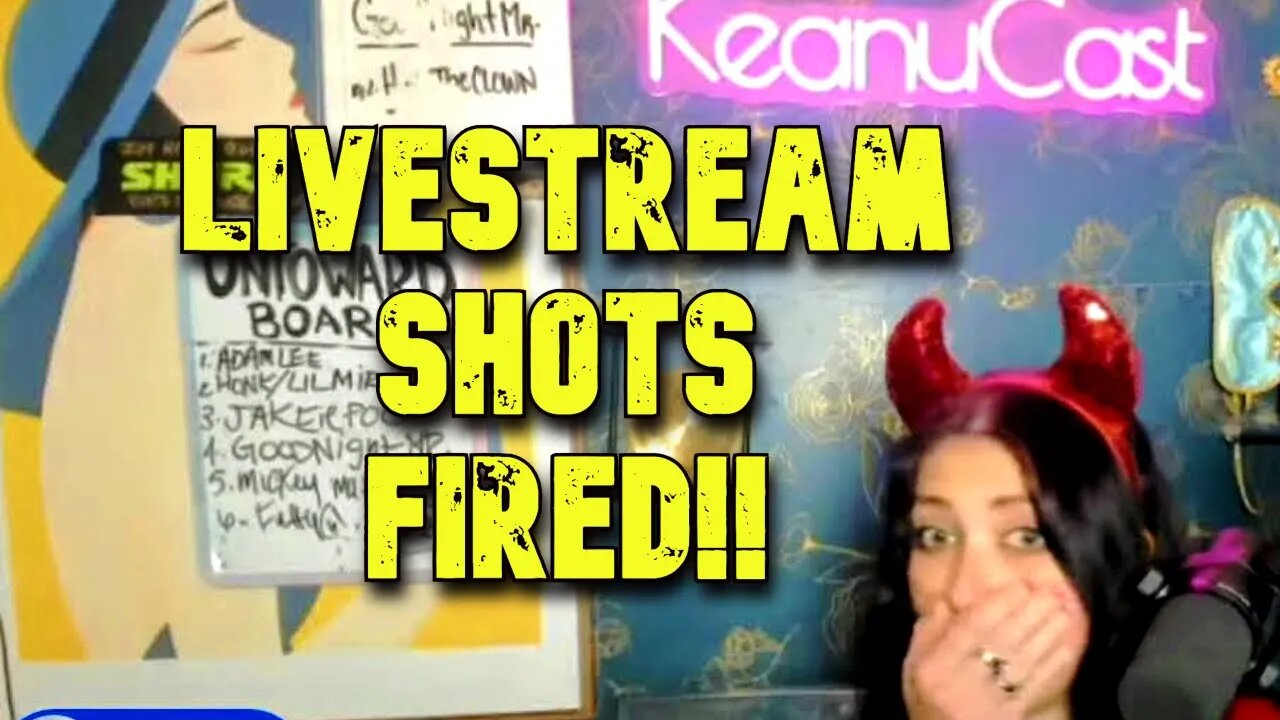 SHOTS FIRED ON KEANUCAST LIVESTREAM!!