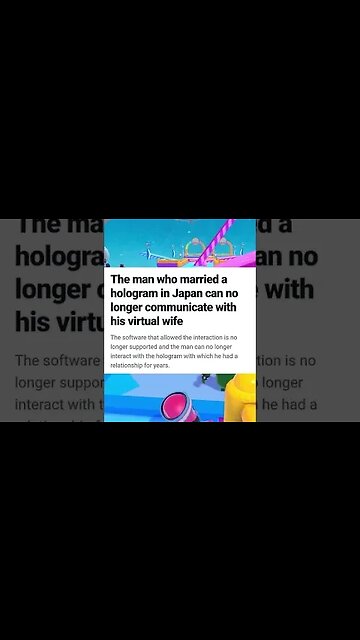 He Lost His Virtual eWife #shorts