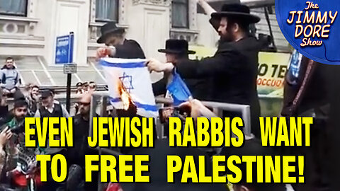 Rabbis Burn Israeli Flag!