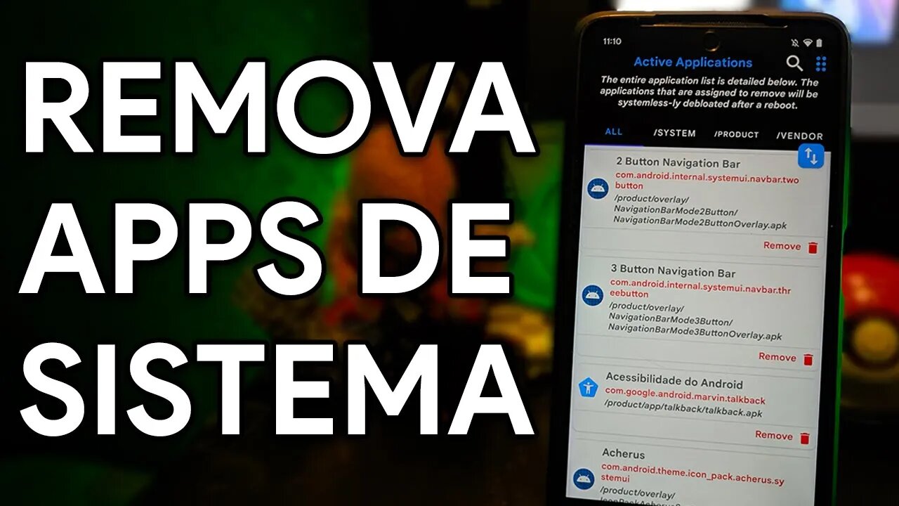 DE-BLOATER | REMOVA QUALQUER APP DE SISTEMA DO SEU ANDROID! | ROOT