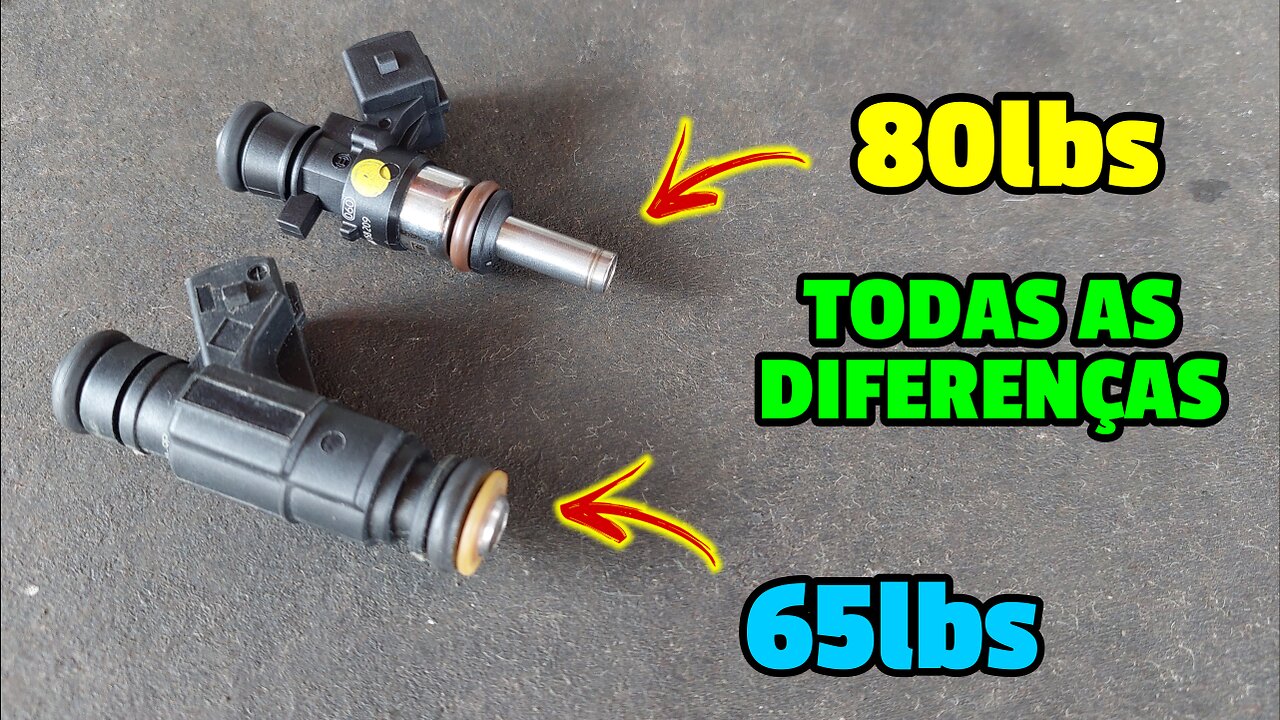DIFERENÇA ENTRE BICO BOSCH 65lbs PARA 80lbs