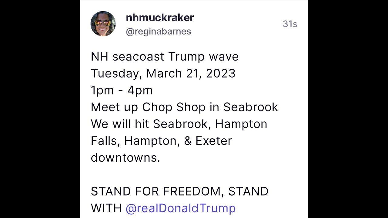 NH seacoast Trump wave 3.21.23