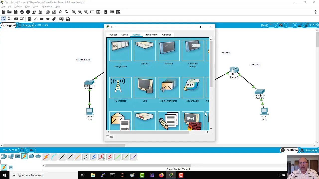 NAT with Packet Tracer. Also ACLs