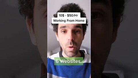 6 websites to work from home ($10-$50/Hr)