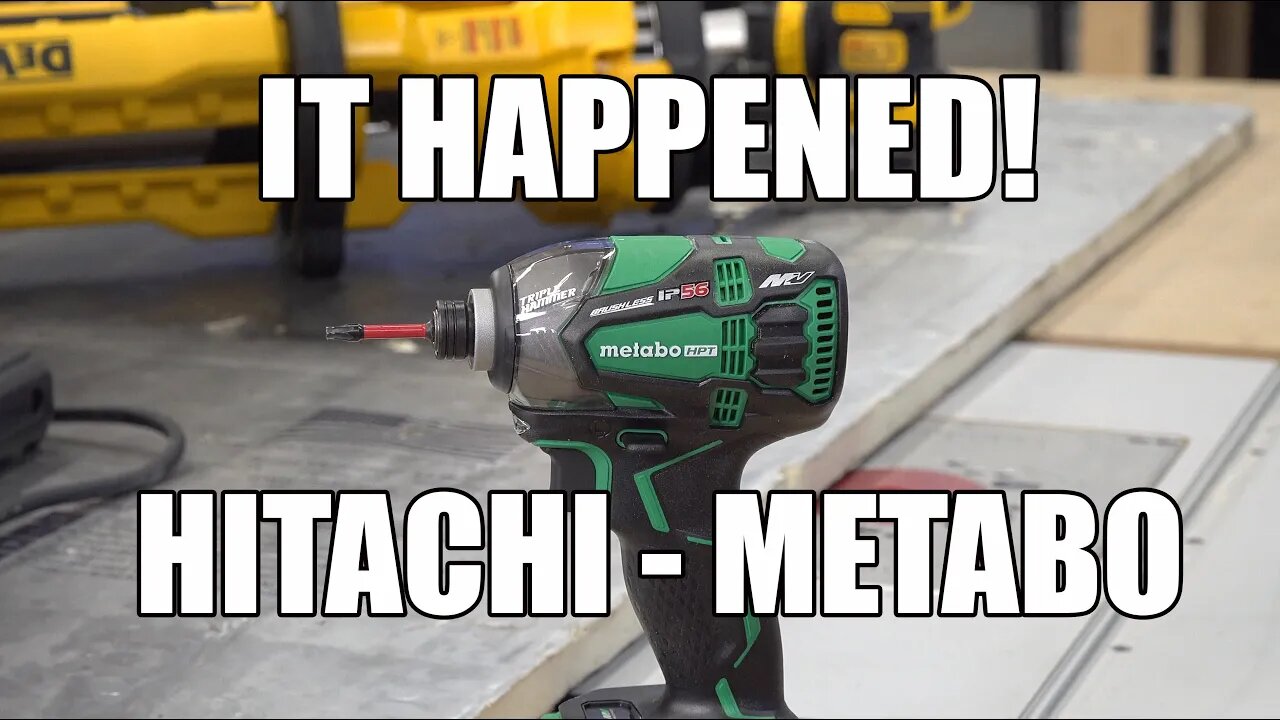 Metabo HPT or Hitachi Power Tools