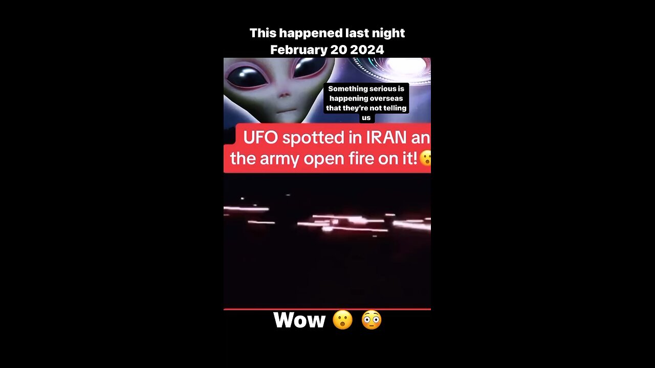 UFO caught in Iran