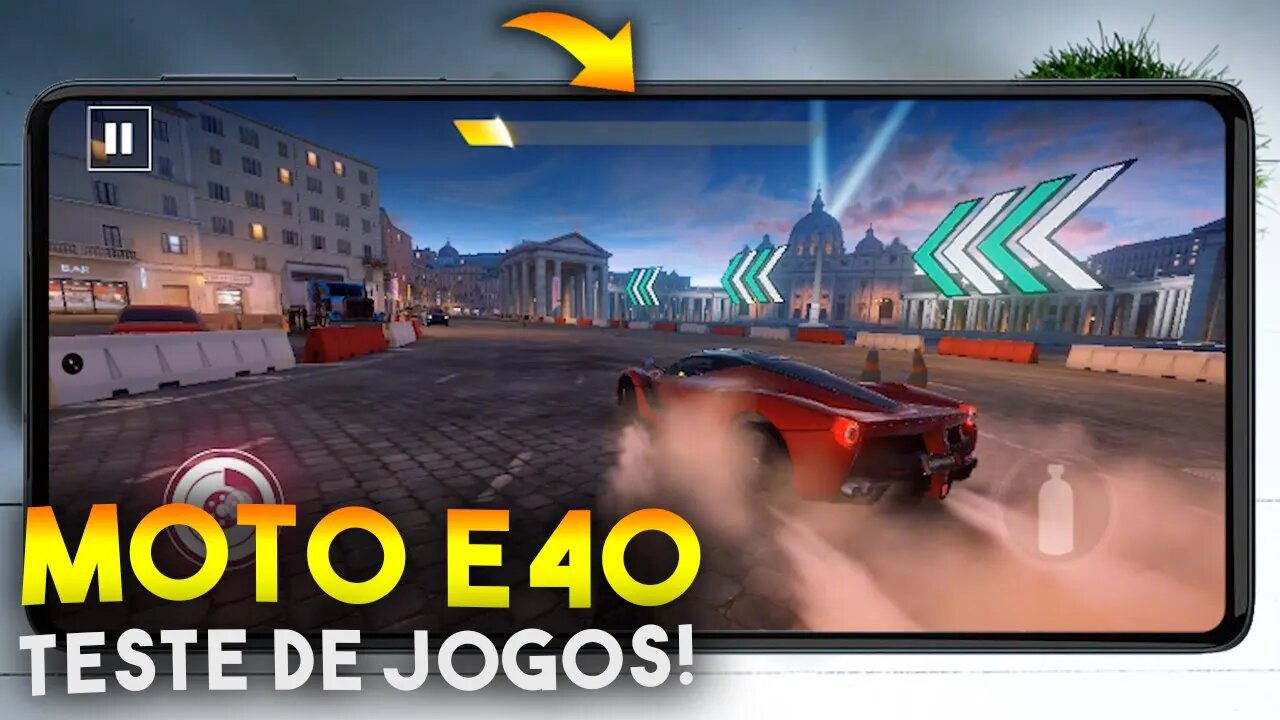 Moto E40 - Teste de JOGOS! COD Mobile, Asphalt 9 e Free Fire será que roda liso?