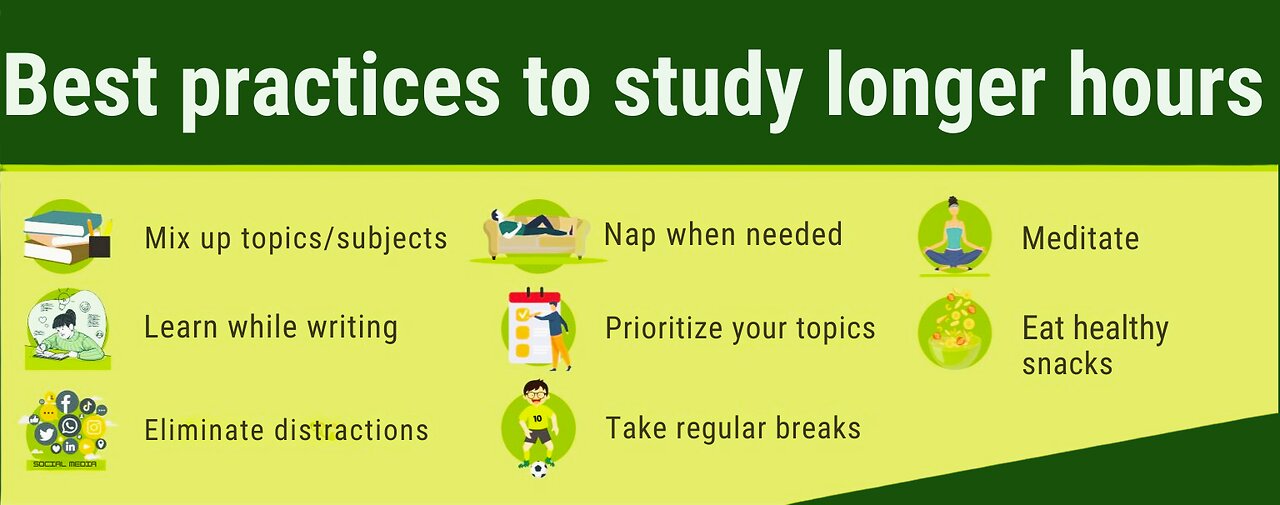 10 Powerful Tips to Stay Focused and Study for Long Hours