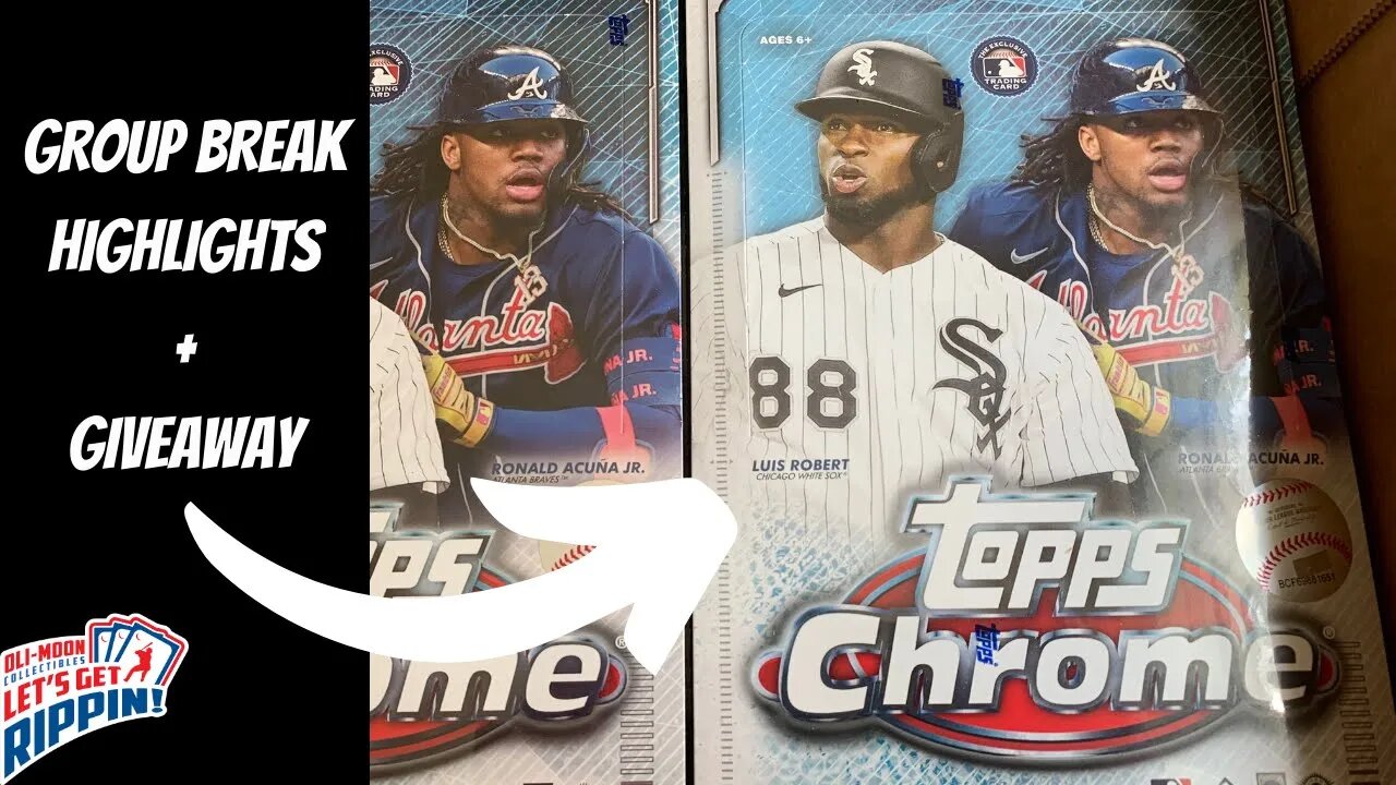 ⚾️2021 Topps Chrome Baseball Group Break Highlights⚾️ + 🔥Random Giveaway🔥