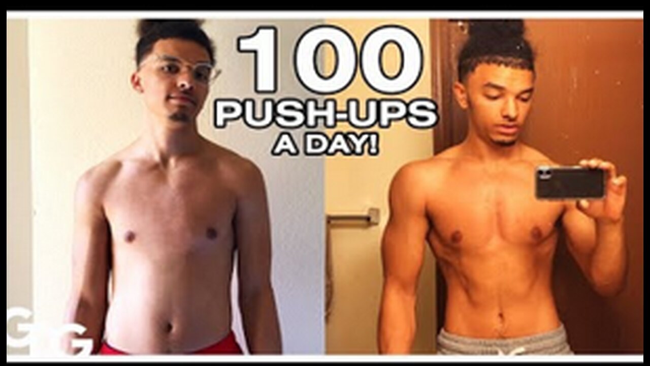 100 Pushups a Day For 30 Days - TRANSFORMATION