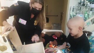 Boy in Pittsburgh hospital requests police patches; Buffalo police officer hand-delivers dozens