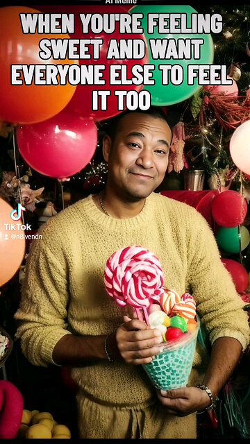 When you're just too sweet...