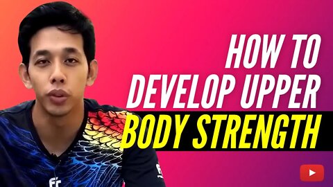How To Develop Upper Body Strength without Using Equipment - Badminton Lessons from Coach Nik Azfar