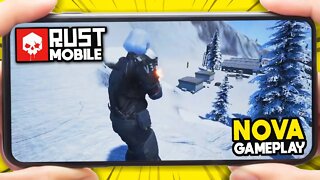 PROJECT EVO - NOVA GAMEPLAY ( BIOMA DE NEVE ) - RUST MOBILE