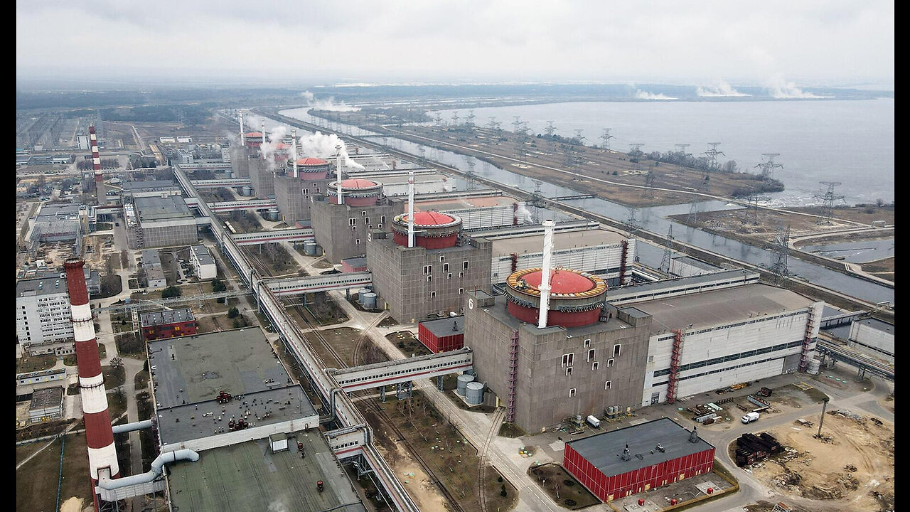 Ukrainian militants hitting the Zaporozhye nuclear power plant