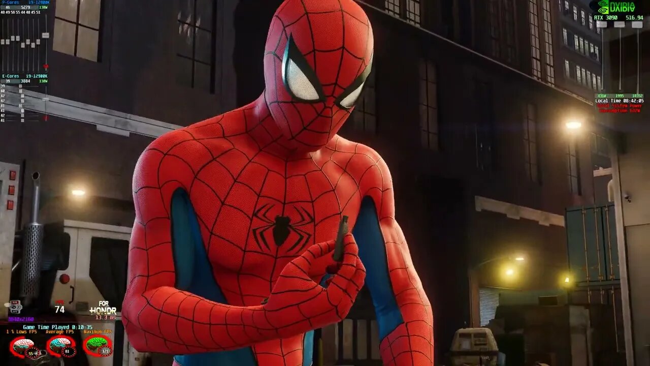 Marvel's Spider Man Remastered 4K HDR PC Gameplay RTX 3090 12900K 5300Mhz RT Reflections