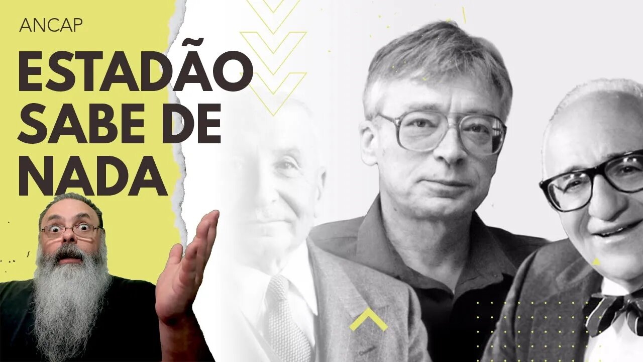 ESTADÃO tenta CRITICAR o ANARCOCAPITALISMO mas acaba BATENDO em UM MONTE de ESPANTALHOS