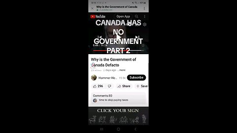 Canada has no government part 2