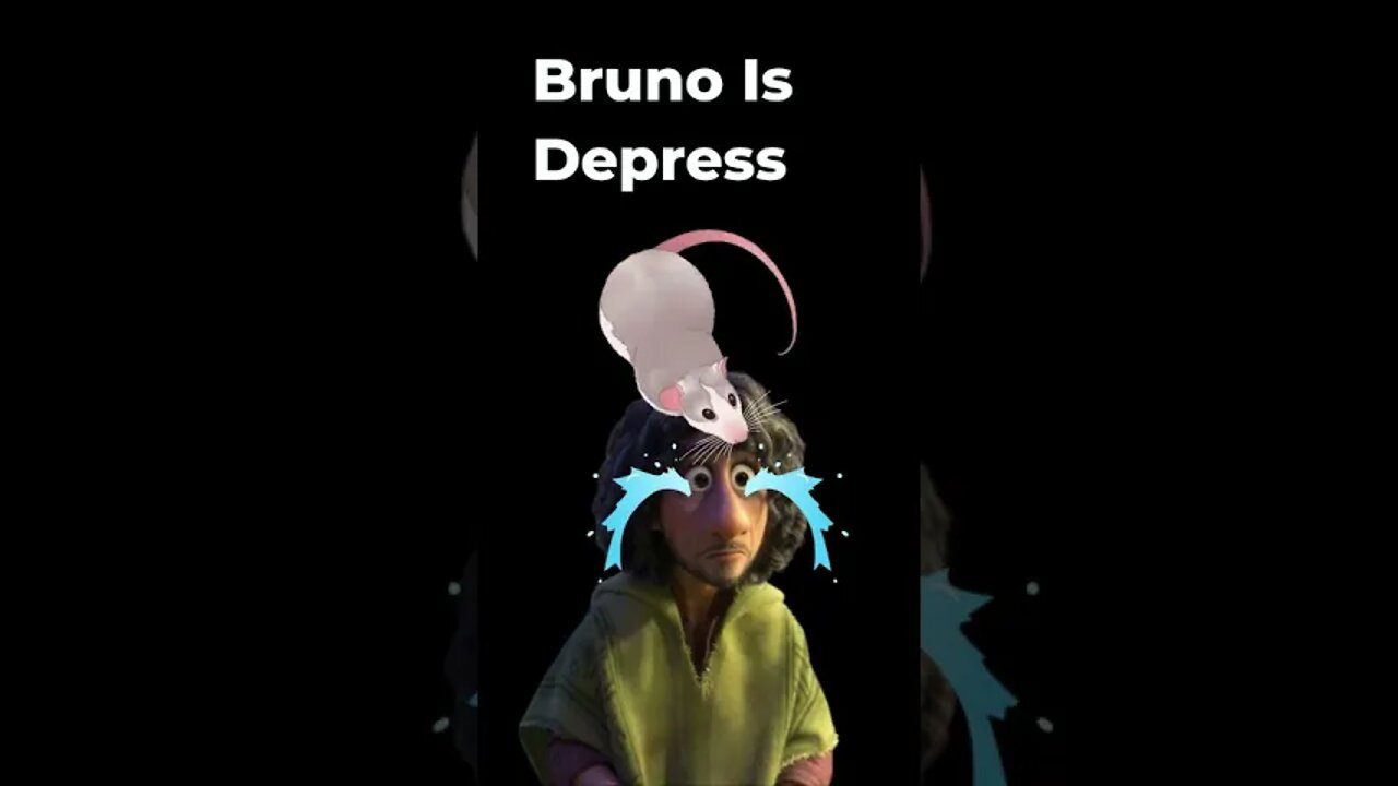 Bruno Is Depressed! 😭 #Shorts