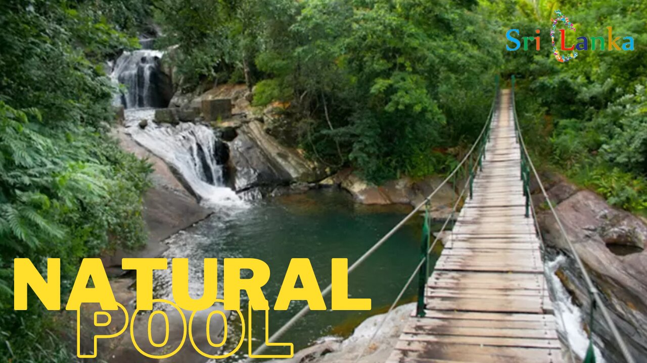 Beautiful natural pool "Bambarakirilla" in Srilanka#travel#falls#naturalpool