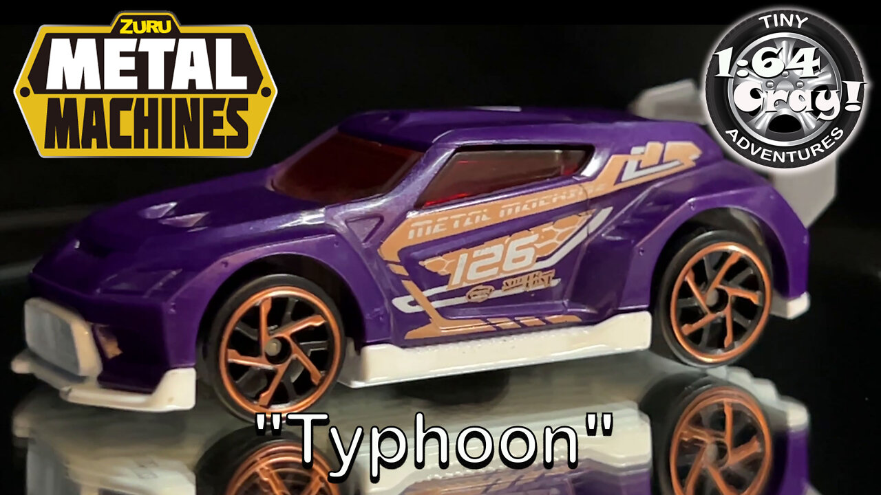 "Typhoon" in Purple- Model by Metal Machines by ZURU