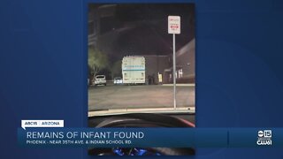 Phoenix PD investigating infant remains found at business