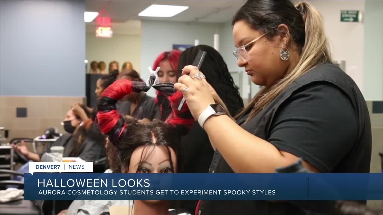 Aurora students create Halloween styles