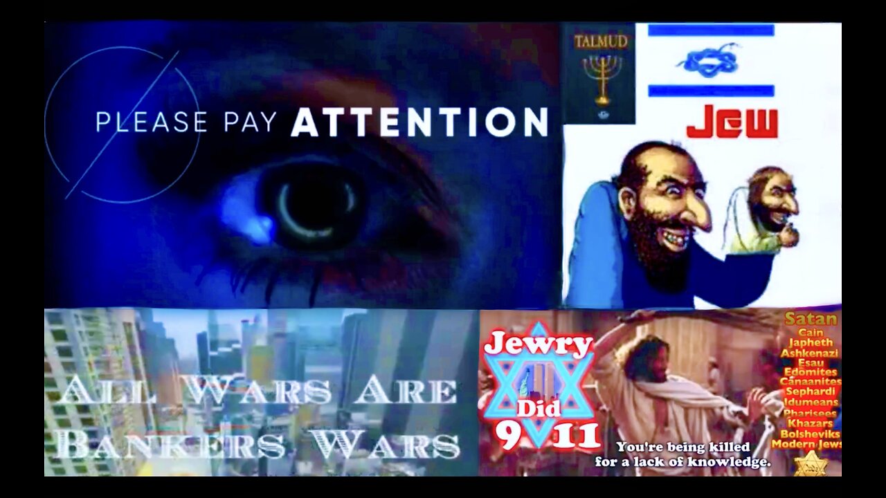 The Big Lie Jews Are Not Gods Chosen People Pogroms Coming Israel 911 Exposes Evil Babylonian Talmud