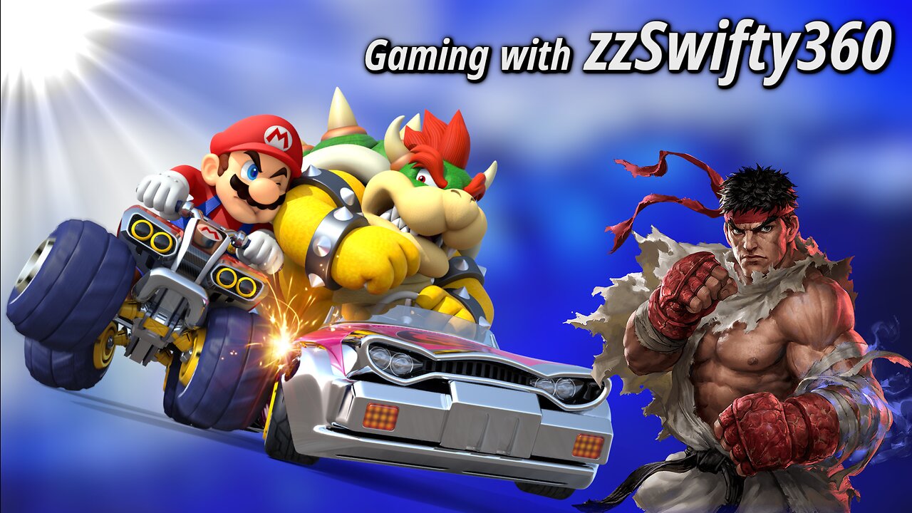 Gaming with zzSwifty360 (Nintendo SNES/Super Famicom) Super Mario Kart