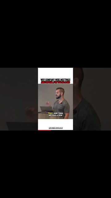 The most CRITICAL meeting for your company